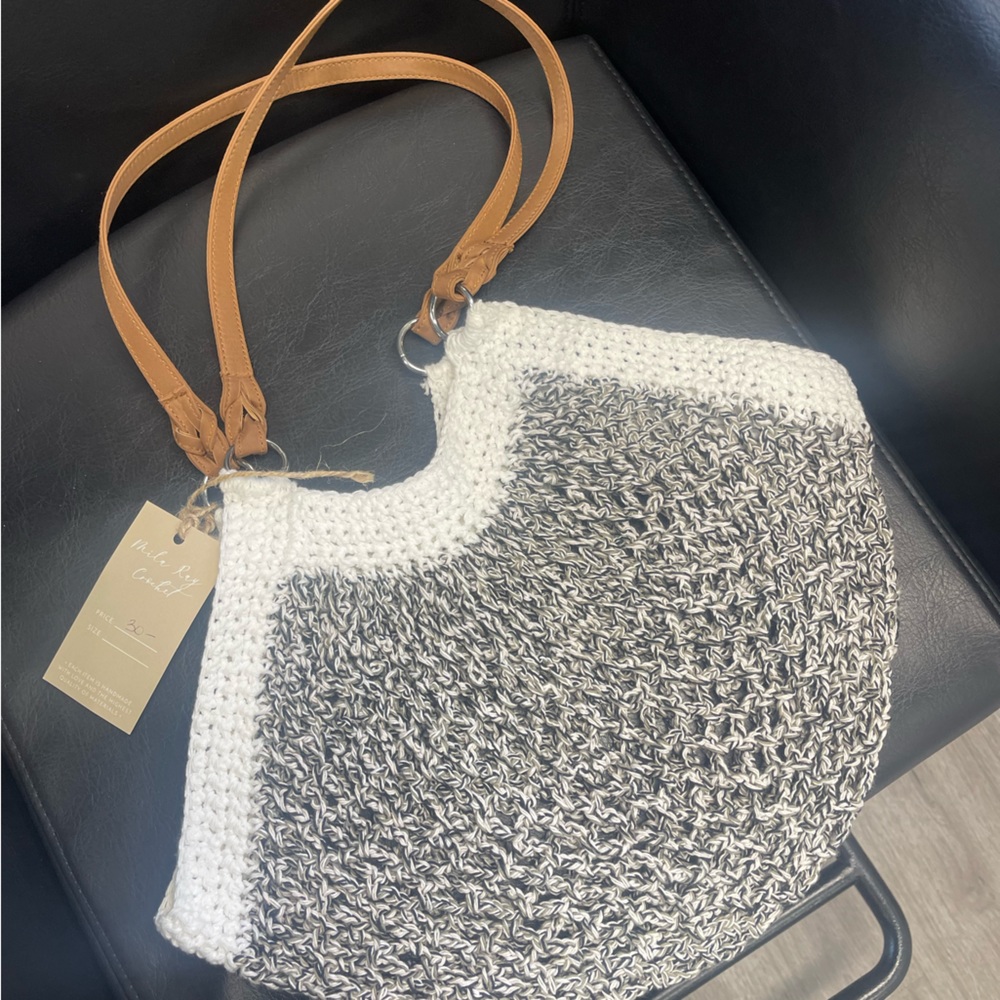 Handmade crocheted bag